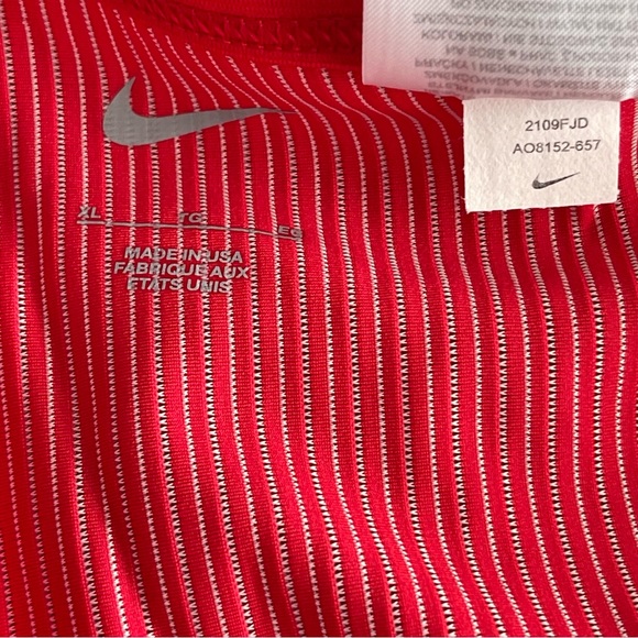 Nike Pro Elite 1/2 Tights Red Track Field Made In USA AO8152-657 Men’s Sz XL NEW - Picture 6 of 7